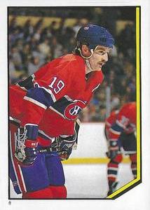 1986-87 O-Pee-Chee Stickers #8 Larry Robinson Front