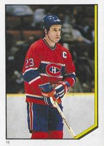 1986-87 O-Pee-Chee Stickers #12 Bob Gainey Front
