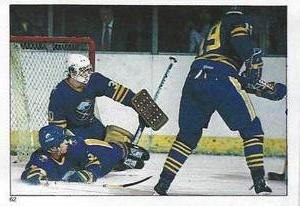 1986-87 O-Pee-Chee Stickers #62 Action Sticker Front