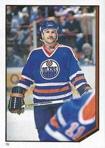 1986-87 O-Pee-Chee Stickers #78 Glenn Anderson Front