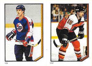 1986-87 O-Pee-Chee Stickers #109 / 242 Brian Mullen / Rich Sutter Front