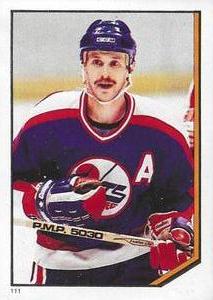 1986-87 O-Pee-Chee Stickers #111 Laurie Boschman Front