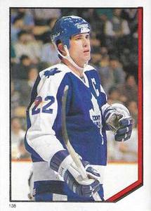 1986-87 O-Pee-Chee Stickers #138 Rick Vaive Front