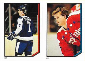 1986-87 O-Pee-Chee Stickers #147 / 255 Greg Terrion / Alan Haworth Front