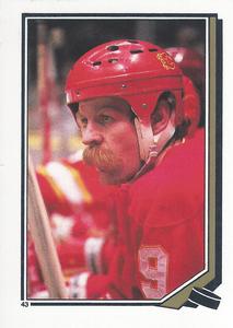 1987-88 O-Pee-Chee Stickers #43 Lanny McDonald Front
