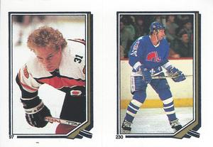 1987-88 O-Pee-Chee Stickers #97 / 230 Brian Propp / Robert Picard Front