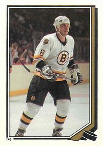 1987-88 O-Pee-Chee Stickers #143 Cam Neely Front