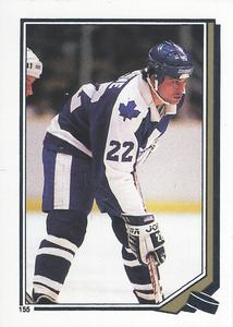 1987-88 O-Pee-Chee Stickers #155 Rick Vaive Front
