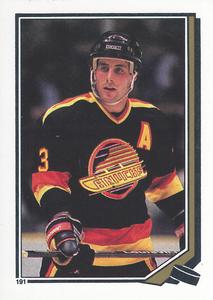 1987-88 O-Pee-Chee Stickers #191 Doug Lidster Front