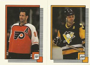1988-89 O-Pee-Chee Stickers #101 / 233 Brad Marsh / Paul Coffey Front