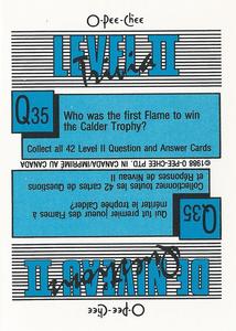 1988-89 O-Pee-Chee Stickers #112 Bryan Trottier Back