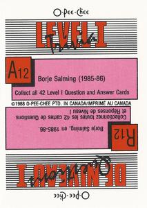 1988-89 O-Pee-Chee Stickers #117 / 247 Ray Bourque / Bob Probert Back