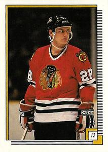 1988-89 O-Pee-Chee Stickers #12 Steve Larmer Front