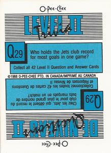 1988-89 O-Pee-Chee Stickers #13 Denis Savard Back