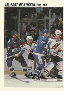1988-89 O-Pee-Chee Stickers #160 1987-88 Action Front
