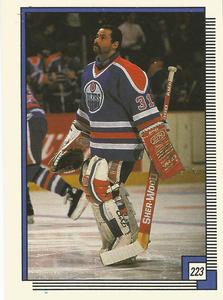 1988-89 O-Pee-Chee Stickers #223 Grant Fuhr Front