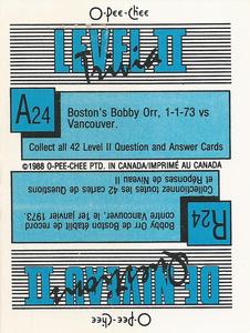 1988-89 O-Pee-Chee Stickers #224 Wayne Gretzky Back