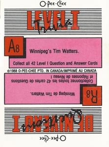 1988-89 O-Pee-Chee Stickers #24 / 153 Reggie Lemelin / Bob Carpenter Back