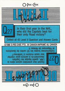1988-89 O-Pee-Chee Stickers #264 Ron Francis Back