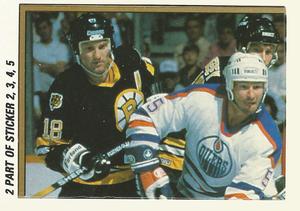 1988-89 O-Pee-Chee Stickers #2 1988 Stanley Cup Final Front