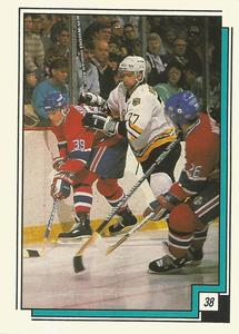 1988-89 O-Pee-Chee Stickers #38 1987-88 Action Front