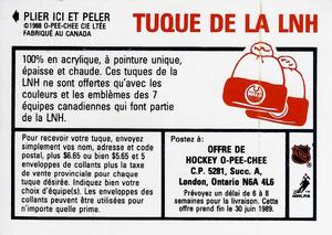 1988-89 O-Pee-Chee Stickers #12 Steve Larmer Back