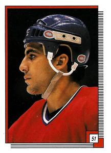 1988-89 O-Pee-Chee Stickers #51 Chris Chelios Front