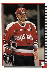 1988-89 O-Pee-Chee Stickers #67 Mike Gartner Front