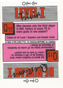 1988-89 O-Pee-Chee Stickers #96 Brad McCrimmon Back
