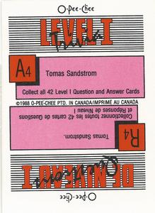 1988-89 O-Pee-Chee Stickers #9 / 138 Rick Vaive / Thomas Steen Back