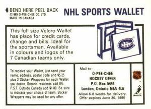 1989-90 O-Pee-Chee Stickers #19 / 159 Paul Cavallini / Al MacInnis Back