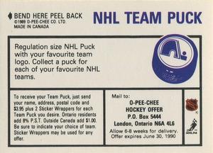 1989-90 O-Pee-Chee Stickers #27 / 165 Glen Wesley / Steve Duchesne Back
