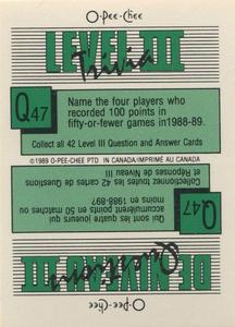1989-90 O-Pee-Chee Stickers #36 / 176 Tony Granato / Daniel Marois Back