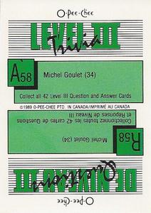 1989-90 O-Pee-Chee Stickers #37 / 177 Benoit Hogue / Dan Daoust Back