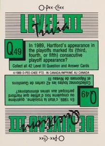 1989-90 O-Pee-Chee Stickers #52 / 196 Claude Lemieux / Mike Gartner Back