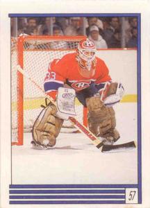 1989-90 O-Pee-Chee Stickers #57 Patrick Roy  Front