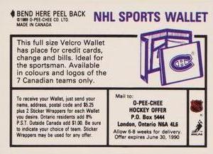 1989-90 O-Pee-Chee Stickers #106 / 245 Brian Propp / Guy Lafleur Back