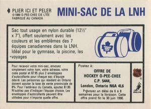 1989-90 O-Pee-Chee Stickers #108 / 247 Rick Tocchet / Bernie Federko Back