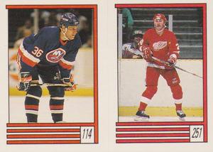 1989-90 O-Pee-Chee Stickers #114 / 251 Gary Nylund / Lee Norwood Front