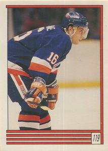 1989-90 O-Pee-Chee Stickers #119 Pat LaFontaine  Front