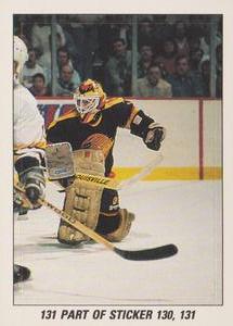 1989-90 O-Pee-Chee Stickers #131 Canucks / Bruins Action Front