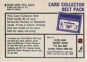 1989-90 O-Pee-Chee Stickers #137 / 258 Pokey Reddick / Dave Andreychuk Back