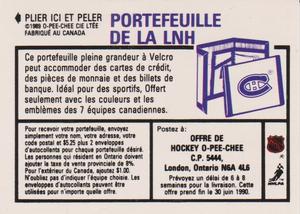 1989-90 O-Pee-Chee Stickers #15 / 157 Steve Thomas / Gerard Gallant Back