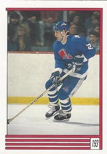 1989-90 O-Pee-Chee Stickers #193 Jeff Brown  Front