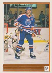 1989-90 O-Pee-Chee Stickers #218 Glenn Anderson  Front