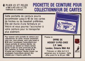 1989-90 O-Pee-Chee Stickers #222 Jimmy Carson  Back