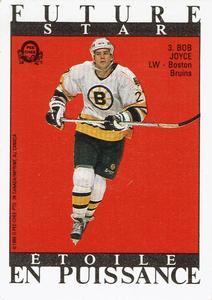 1989-90 O-Pee-Chee Stickers - Future Star/All-Star Backs #3 Bob Joyce  Front