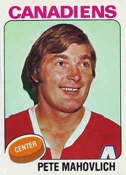 1975-76 Topps #50 Pete Mahovlich Front