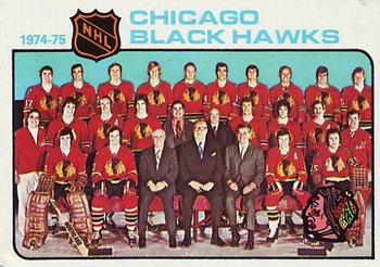 1975-76 Topps #84 Chicago Blackhawks Front