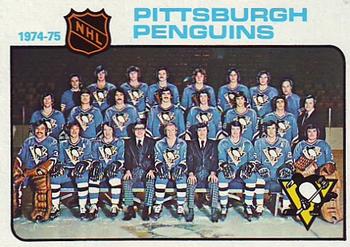 1975-76 Topps #93 Pittsburgh Penguins Front